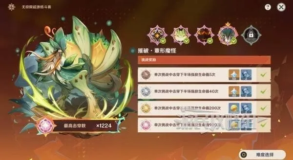 原神无极限超激格斗赛第四天攻略 翠翎恐蕈阵容推荐